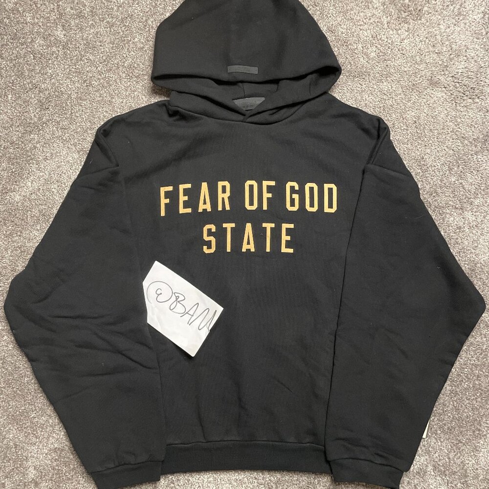 FOG - Fear of God Essentials Black Fleece Hoodie FW24 - (READ DESCRIPTION)